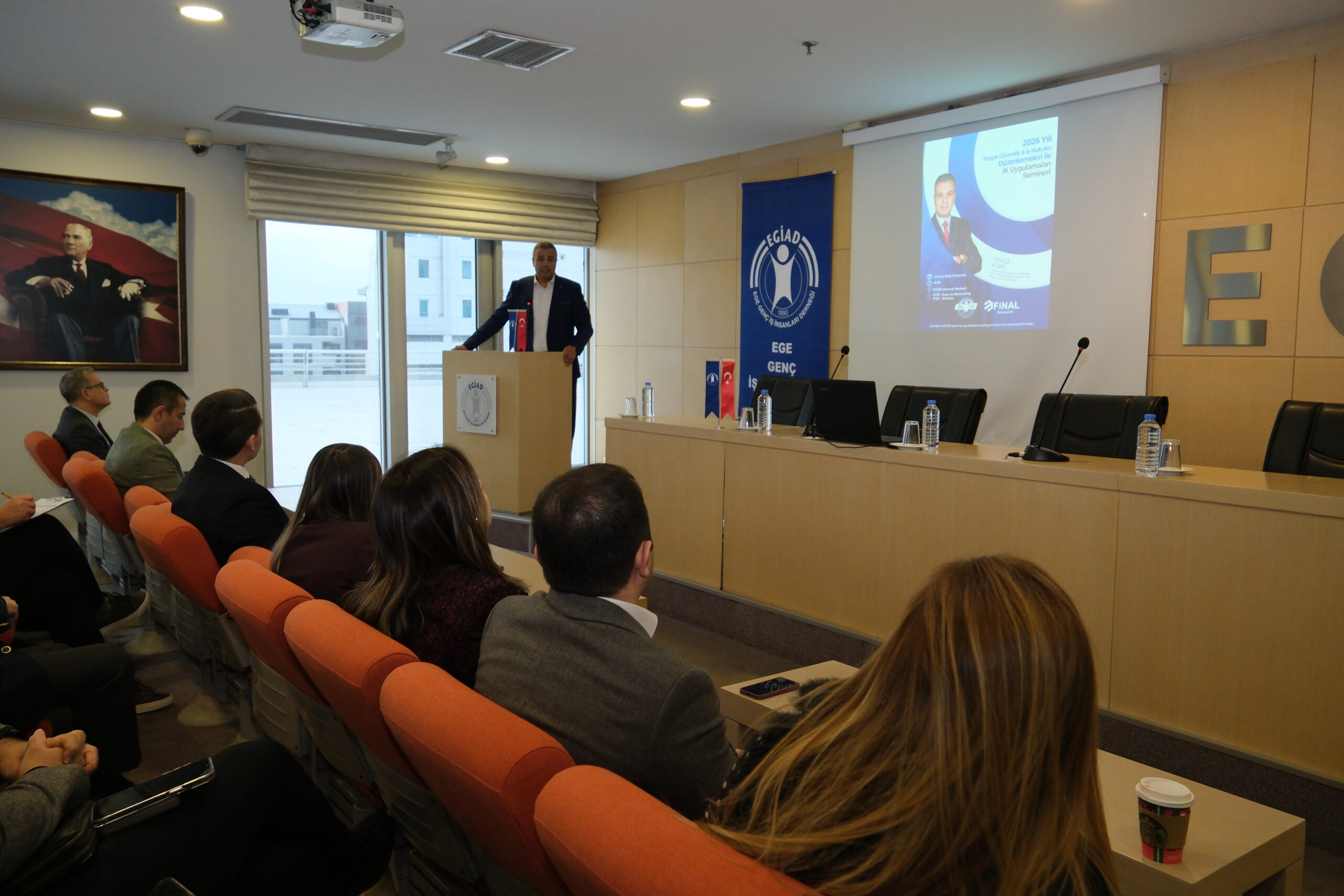 EGİAD’ın 2026 yılının ilk etkinliğinde sosyal güvenlik ve iş hukukundaki