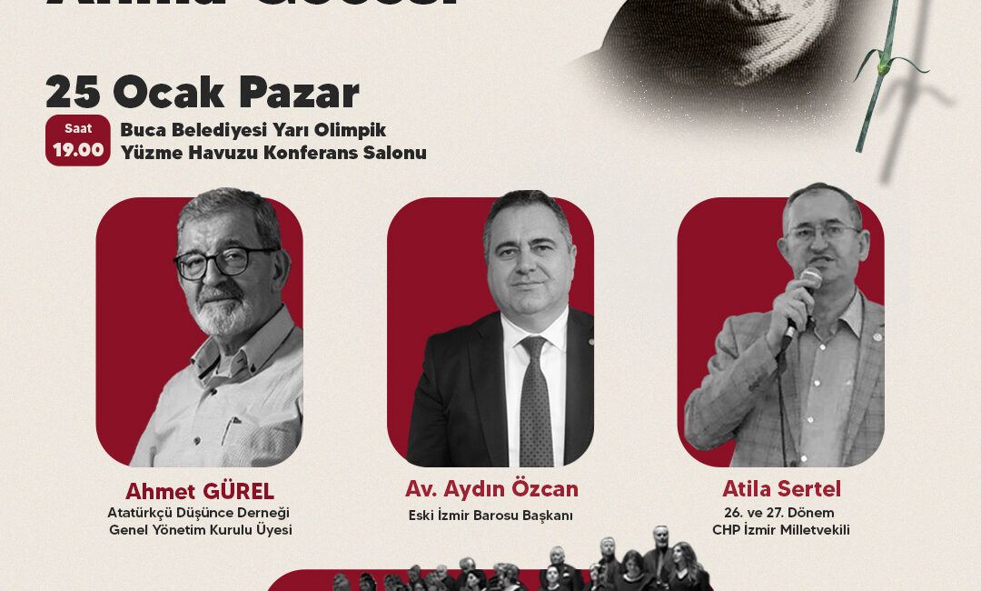 Araştırmacı gazeteci Uğur Mumcu, ölümünün 33’üncü yılında Buca Belediyesi’nin düzenleyeceği