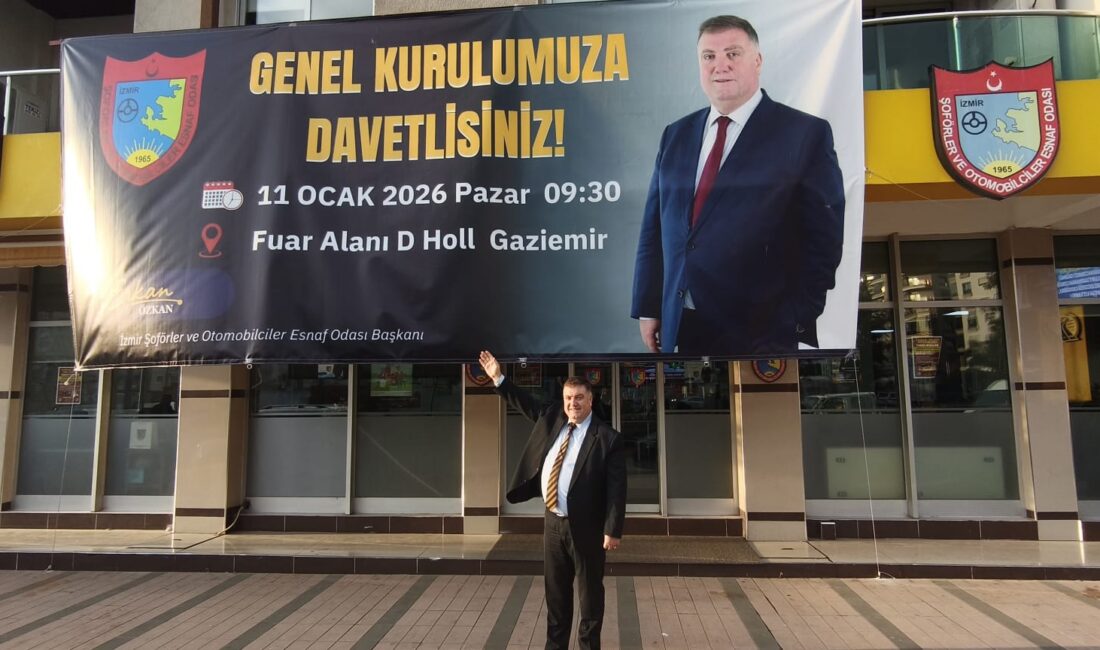 İzmir Şoförler ve Otomobilciler Esnaf Odası’nın genel kurulu 11 Ocak’ta