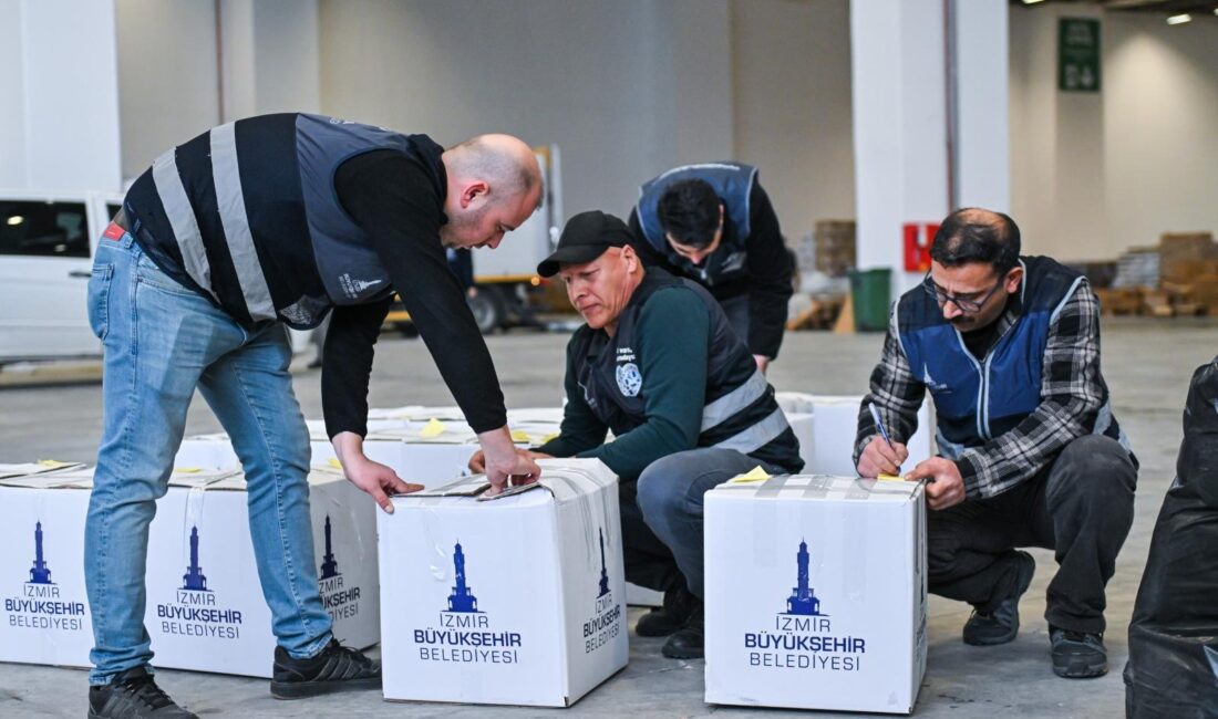 İzmir Büyükşehir Belediyesi, 6 Şubat depremlerinin üçüncü yılında Hatay’a yardım