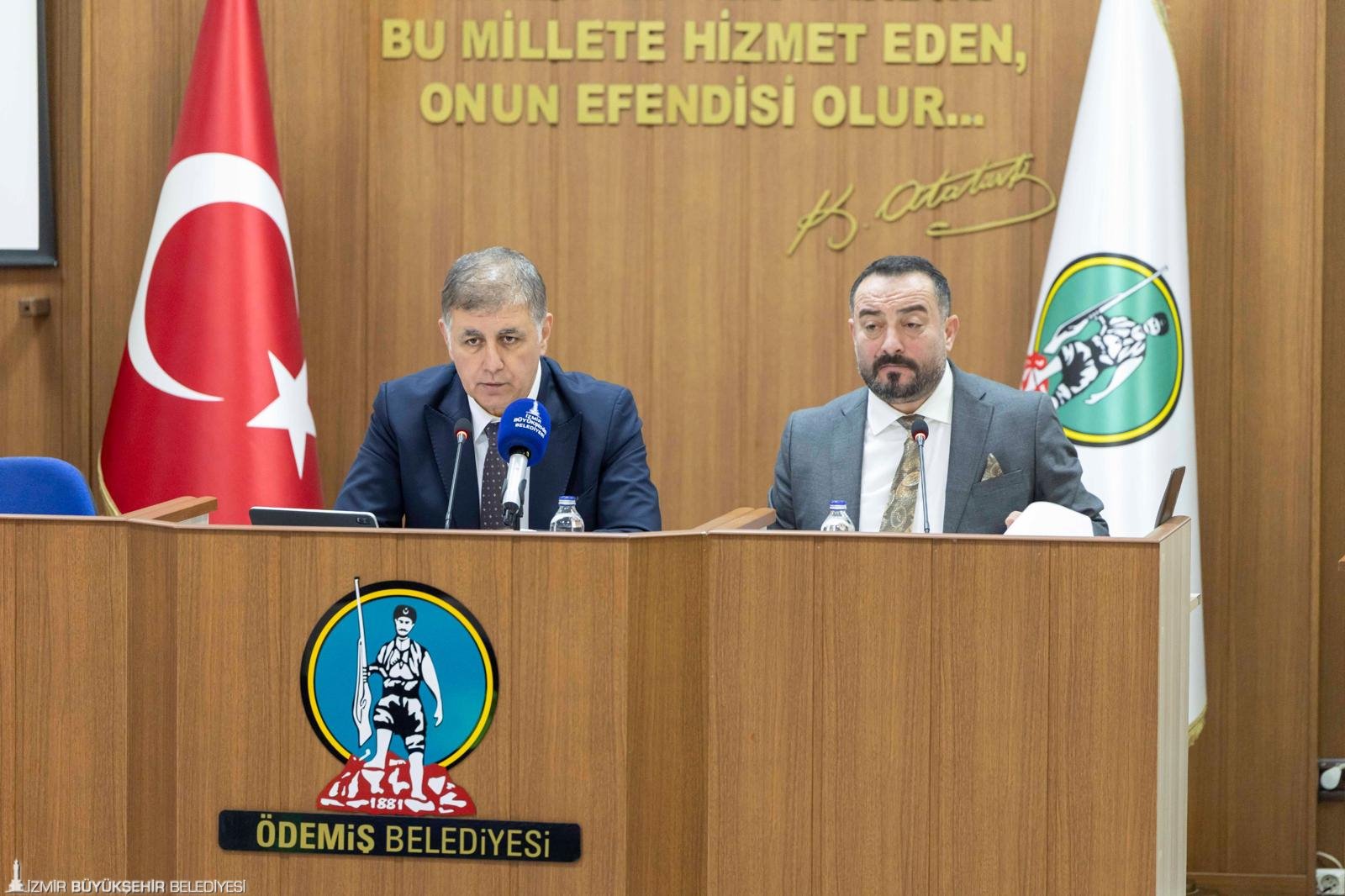 İzmir Büyükşehir Belediye Başkanı Dr. Cemil Tugay, Ödemiş’te düzenlenen koordinasyon