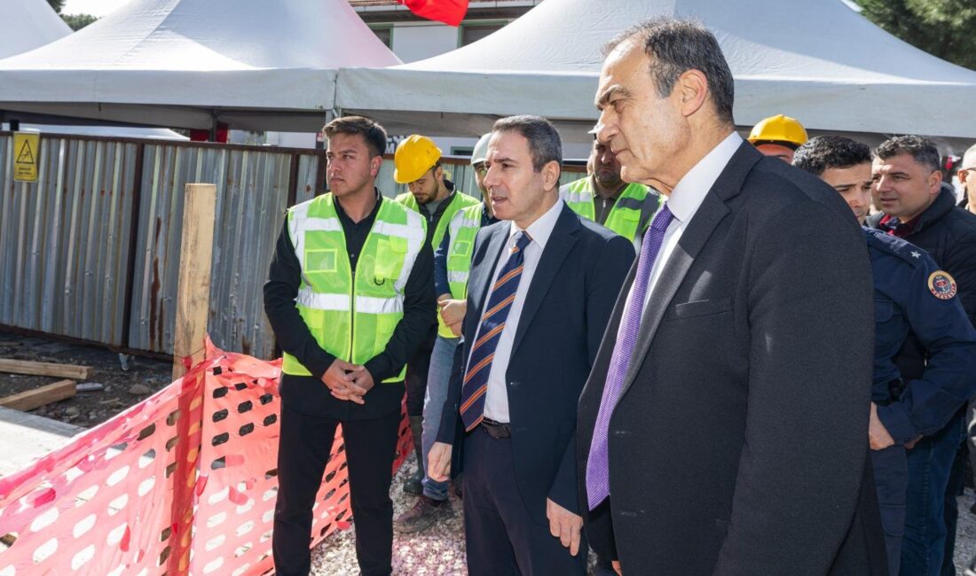 Bergama Belediyesi tarafından yapılacak Bergama Ticaret Merkezi’nin temel atma törenine