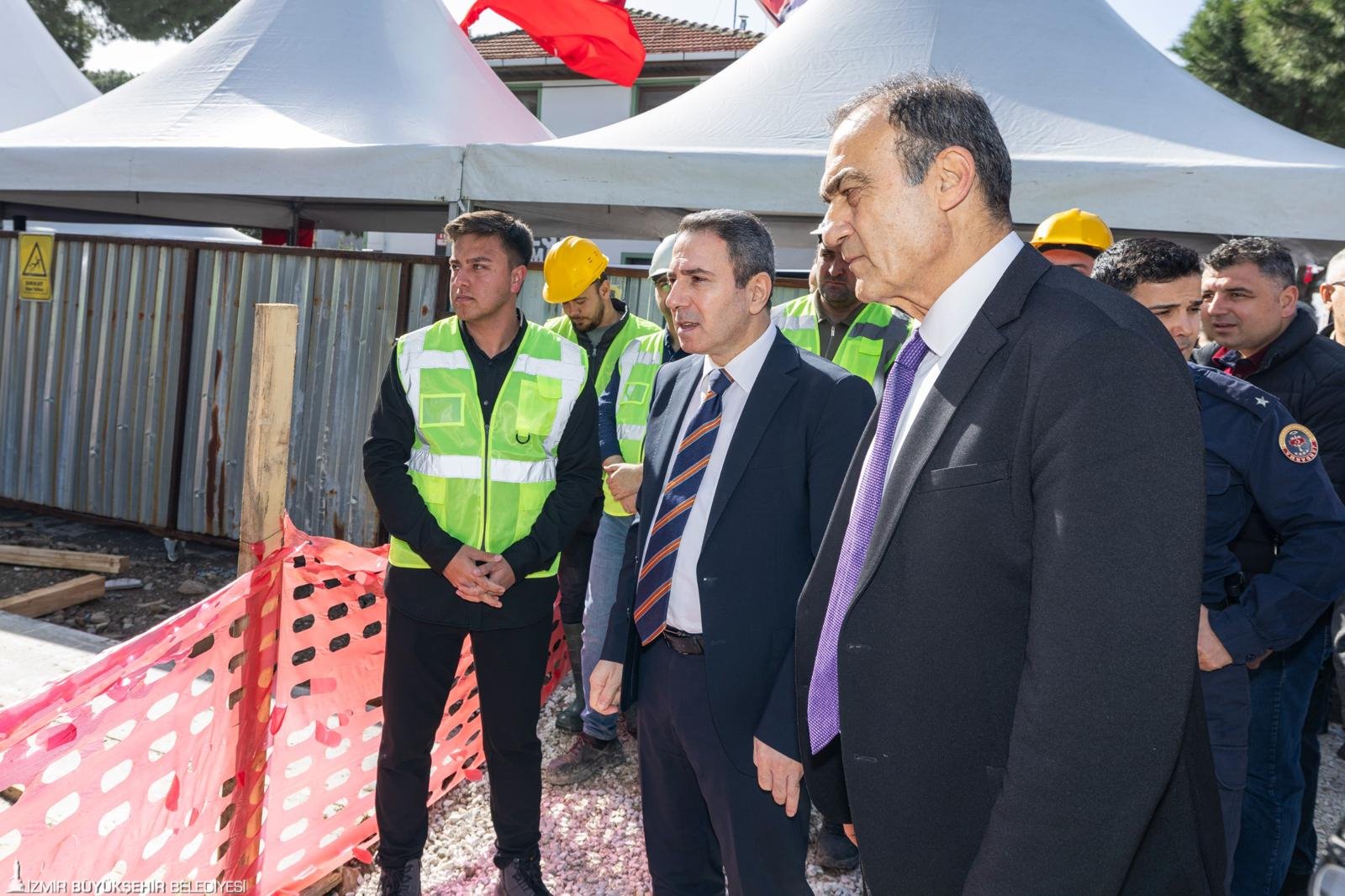 Bergama Belediyesi tarafından yapılacak Bergama Ticaret Merkezi’nin temel atma törenine