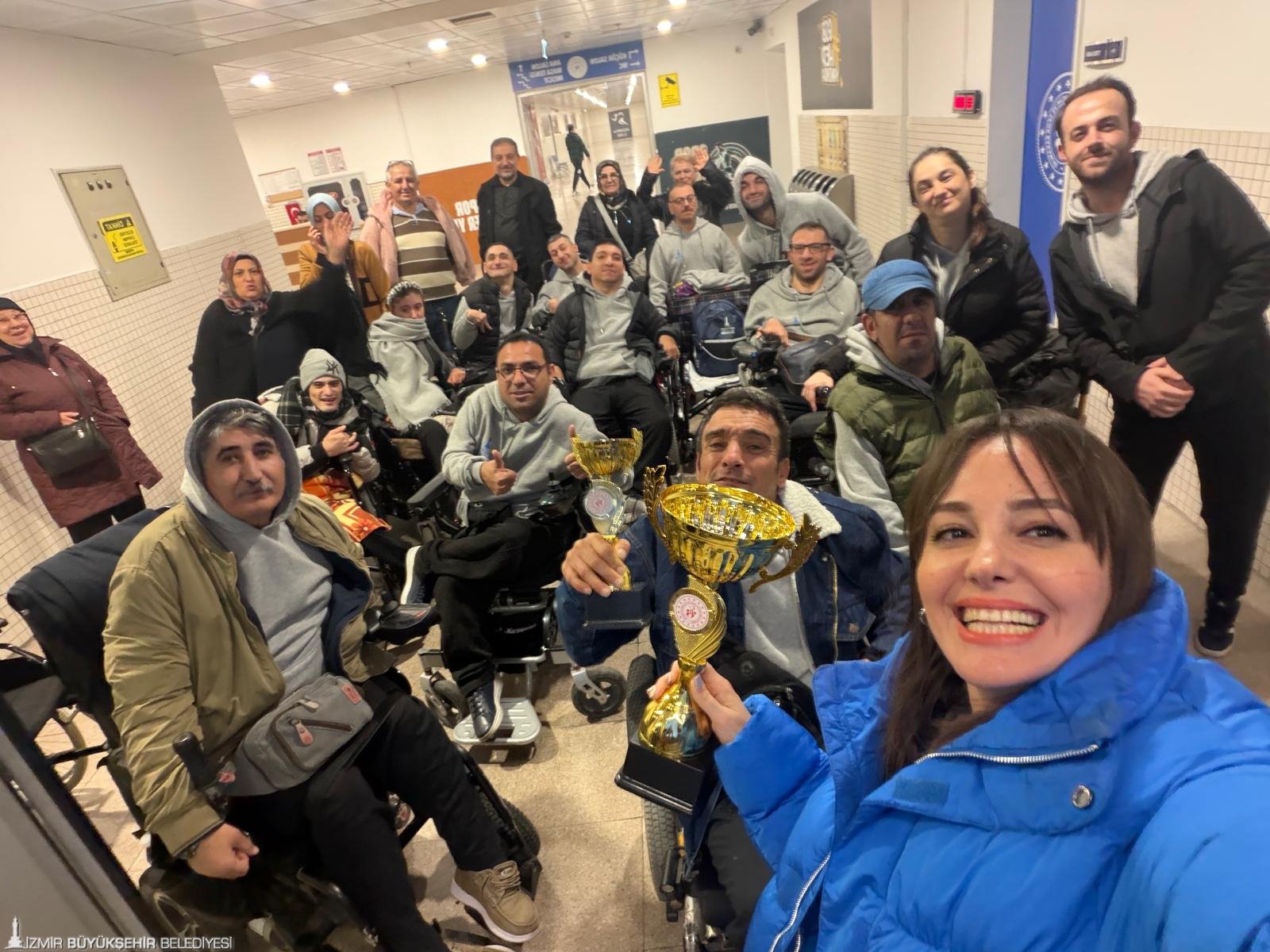 İzmir Büyükşehir Belediyesi Boccia Takımı, İzmir İl Turnuvası’nda 4 altın,