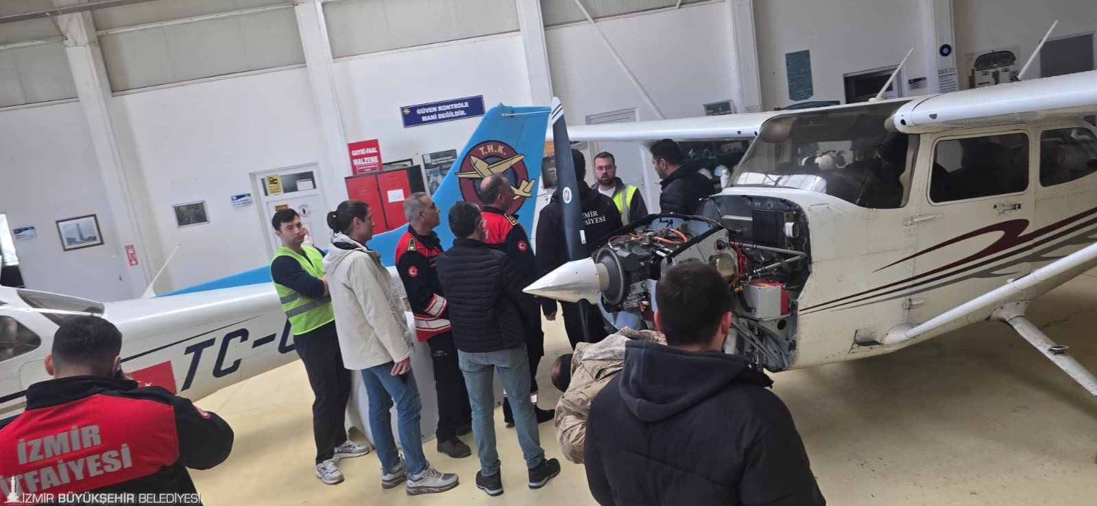 İzmir Büyükşehir Belediyesi İtfaiye Dairesi Başkanlığı, uçak ve helikopter kazalarına