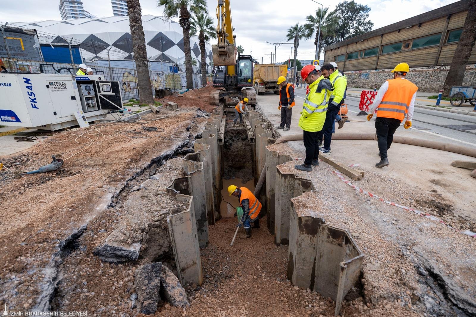 İZSU, Dünya Bankası destekli TEFWER Projesi kapsamında Alsancak Liman bölgesinde