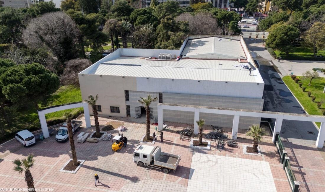 İzmir Büyükşehir Belediyesi, Kültürpark’ta 1.500 metrekarelik yeni kütüphaneyi nisan ayında