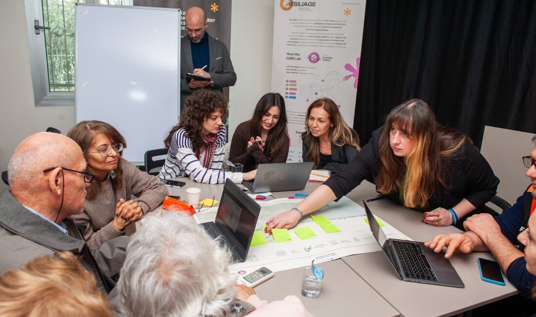 Karşıyaka Belediyesi’nin ev sahipliğinde düzenlenen RESILIAGE çalıştayında, afetlere dirençli kent