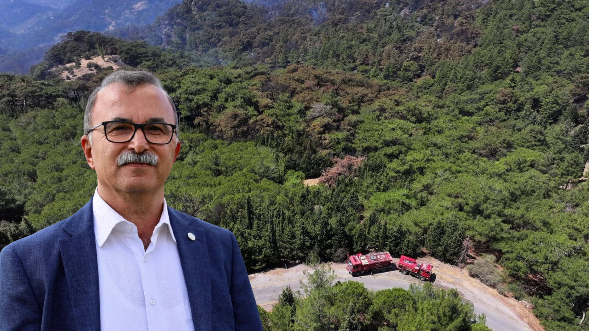 DEM Parti İzmir Milletvekili İbrahim Akın, Yamanlar Dağı çevresindeki orman