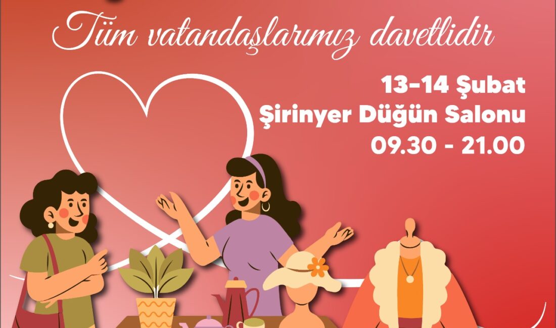 Buca Belediyesi’nin düzenlediği Sevgililer Günü Hediyelik Eşya Pazarı, 13–14 Şubat