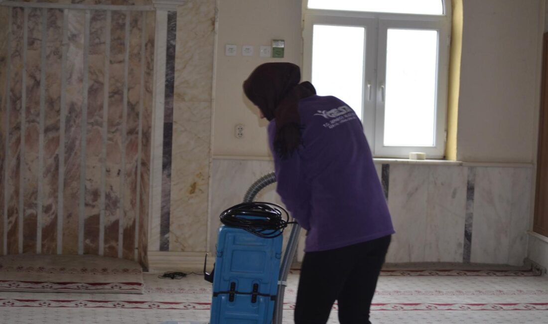 Germencik Belediyesi, Ramazan ayı öncesinde ilçe genelindeki camilerde detaylı temizlik