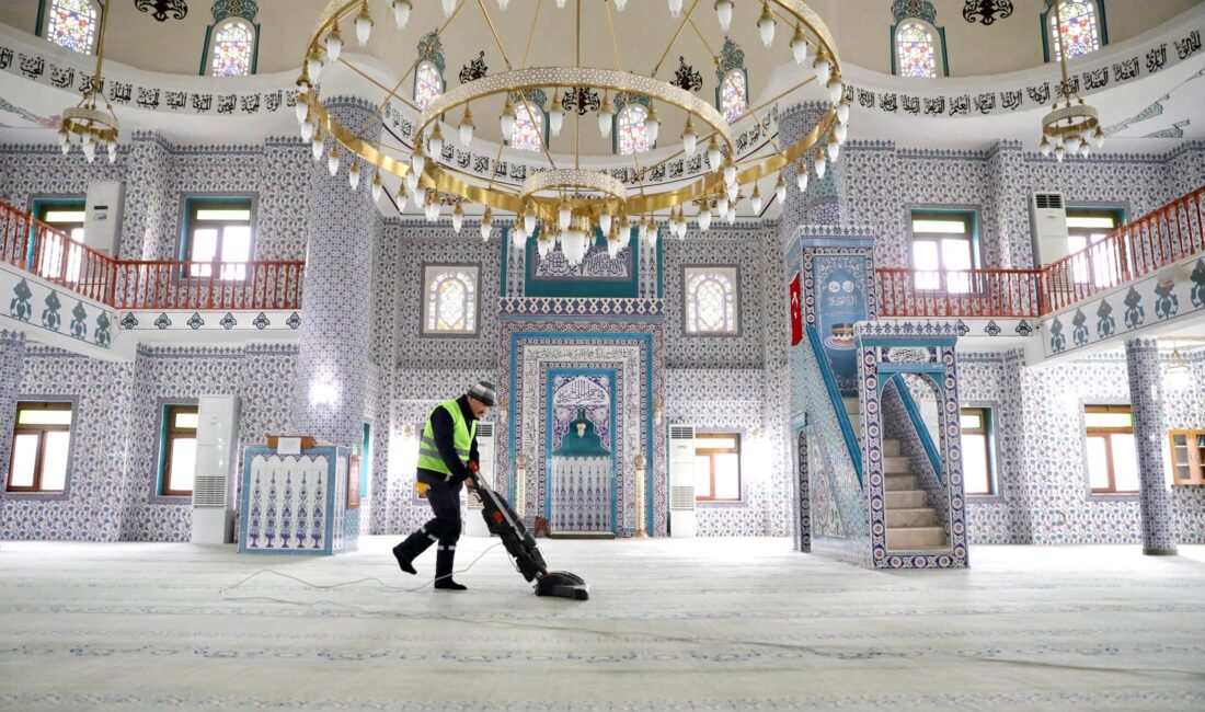 Ramazan ayı öncesi Didim genelindeki camilerde temizlik ve bakım çalışmalarını