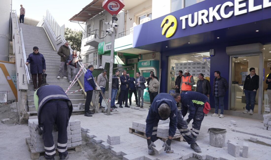 İzmir Büyükşehir Belediye Başkanı Cemil Tugay, Bayraklı Sevgi Yolu’nda devam