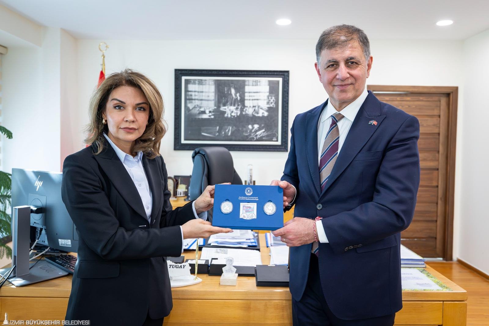 İzmir Büyükşehir Belediye Başkanı Dr. Cemil Tugay, Azerbaycan’ın İstanbul Başkonsolosu