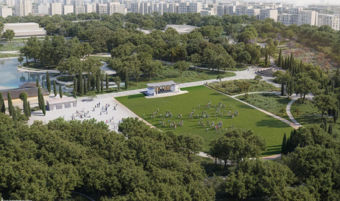 İzmir Büyükşehir Belediyesi, Kültürpark’taki eski lunapark alanını beton zeminden arındırarak
