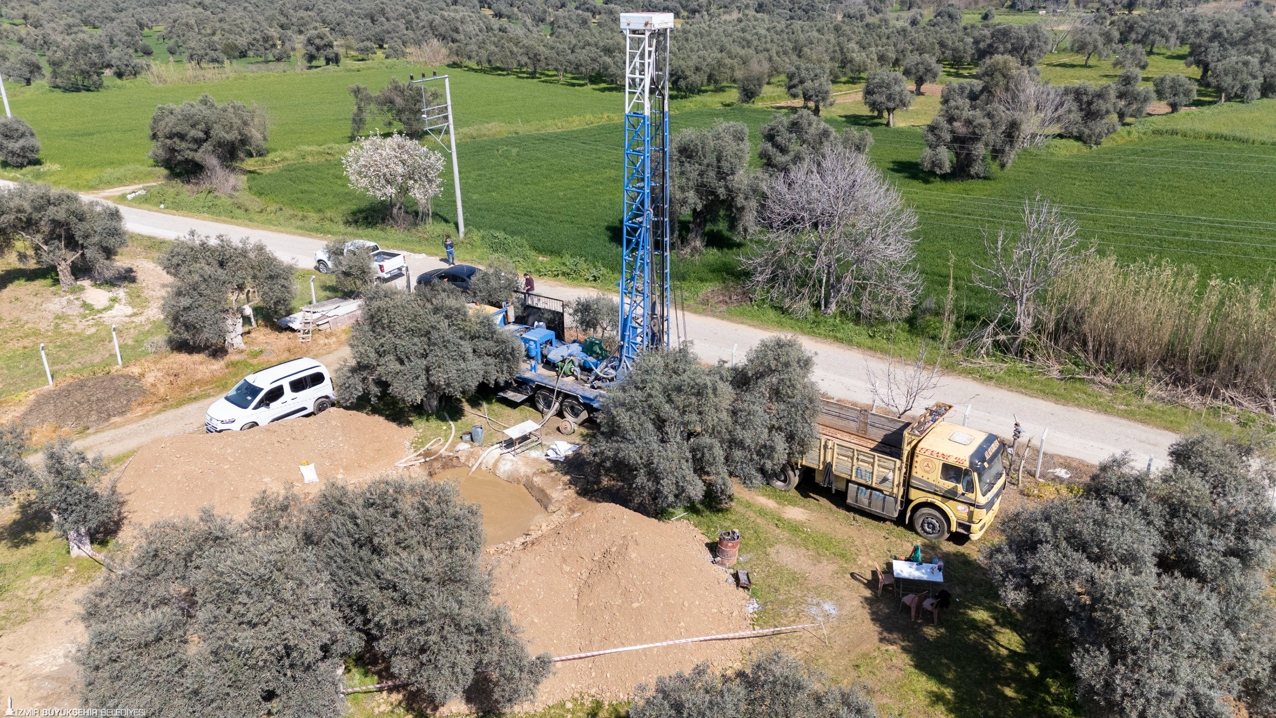 İZSU, Tire ve Bayındır’da 16 su kuyusu açarken, Ödemiş ve