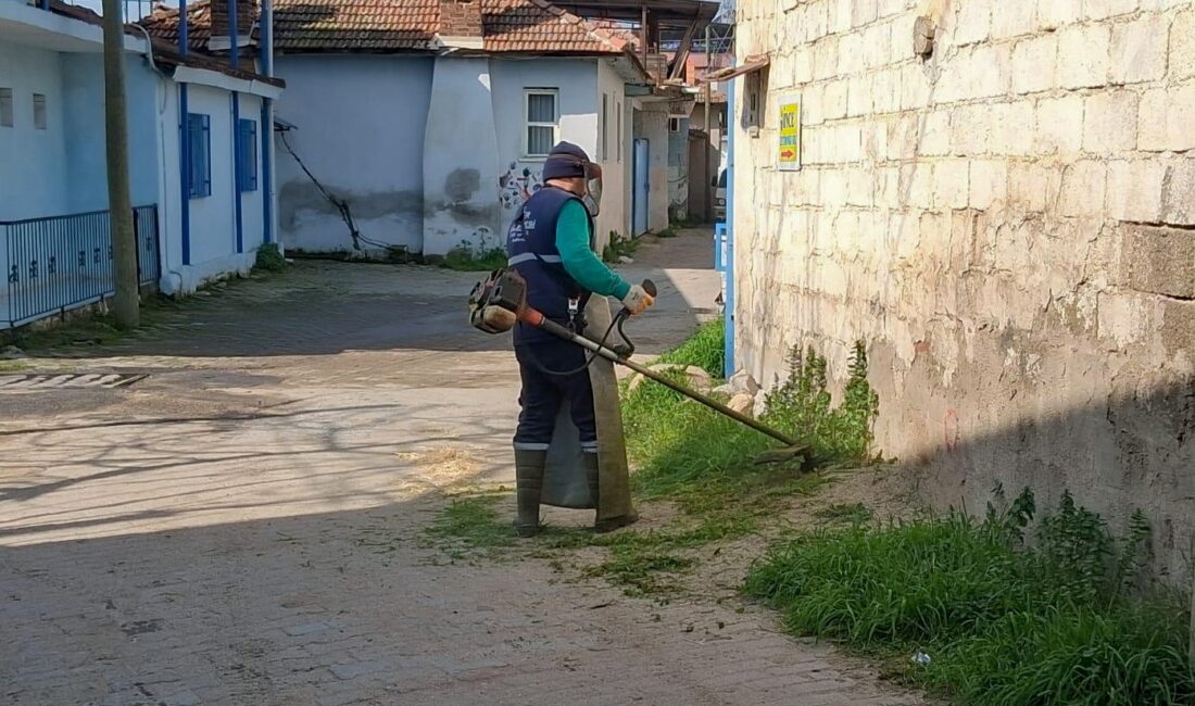 Efeler Belediyesi Park ve Bahçeler Müdürlüğü ekipleri, Kızılcaköy Mahallesi’nde kapsamlı