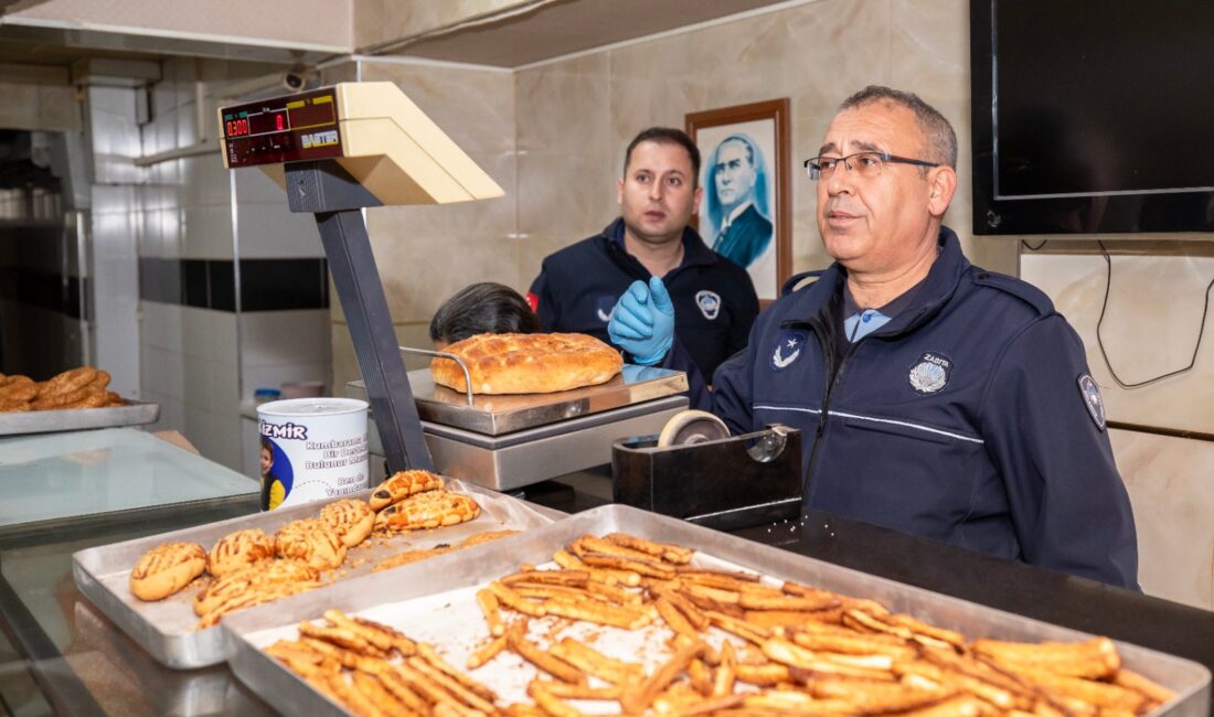 Narlıdere Belediyesi zabıta ekipleri, Ramazan ayında denetimlerini sıklaştırdı. Fırınlarda pide