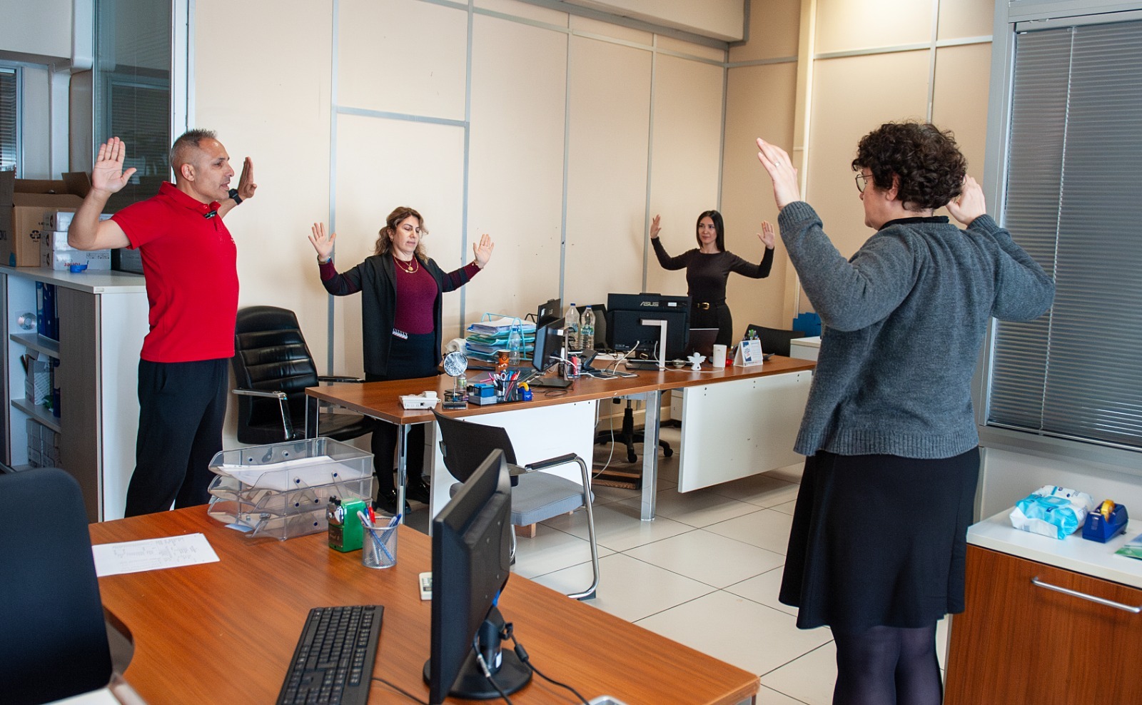 Karşıyaka Belediyesi, personelin güne zinde başlaması ve iş verimliliğinin artması