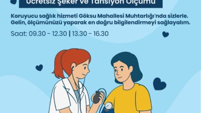 Buca Belediyesi, “Köşe Bucak Sağlık” uygulamasıyla mahallelerde ücretsiz sağlık taramaları