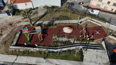 Konak Belediyesi, yağmur suyunu verimli kullanmayı sağlayan ve bitkiler için