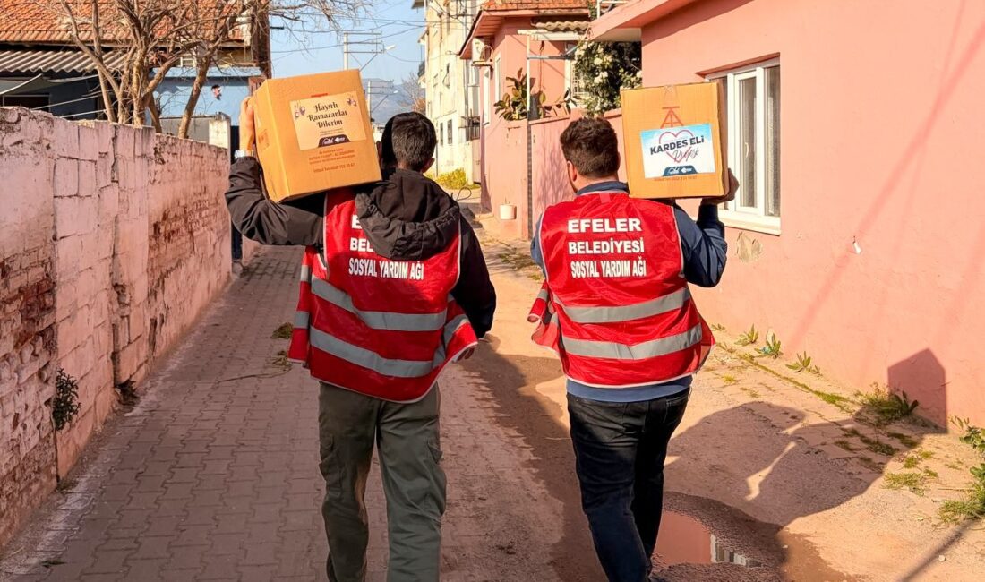 Efeler Belediyesi’nin sosyal dayanışmayı güçlendirmek amacıyla yürüttüğü Kardeş Eli Projesi