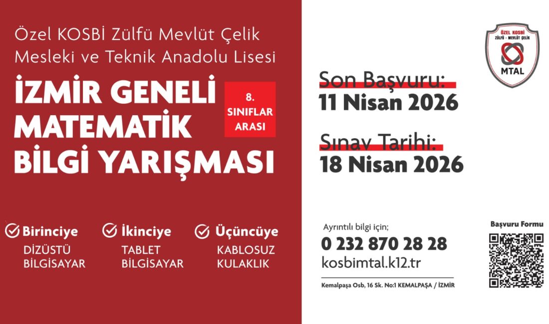 KOSBİ Zülfü Mevlüt Çelik MTAL tarafından düzenlenen İzmir Geneli 8.