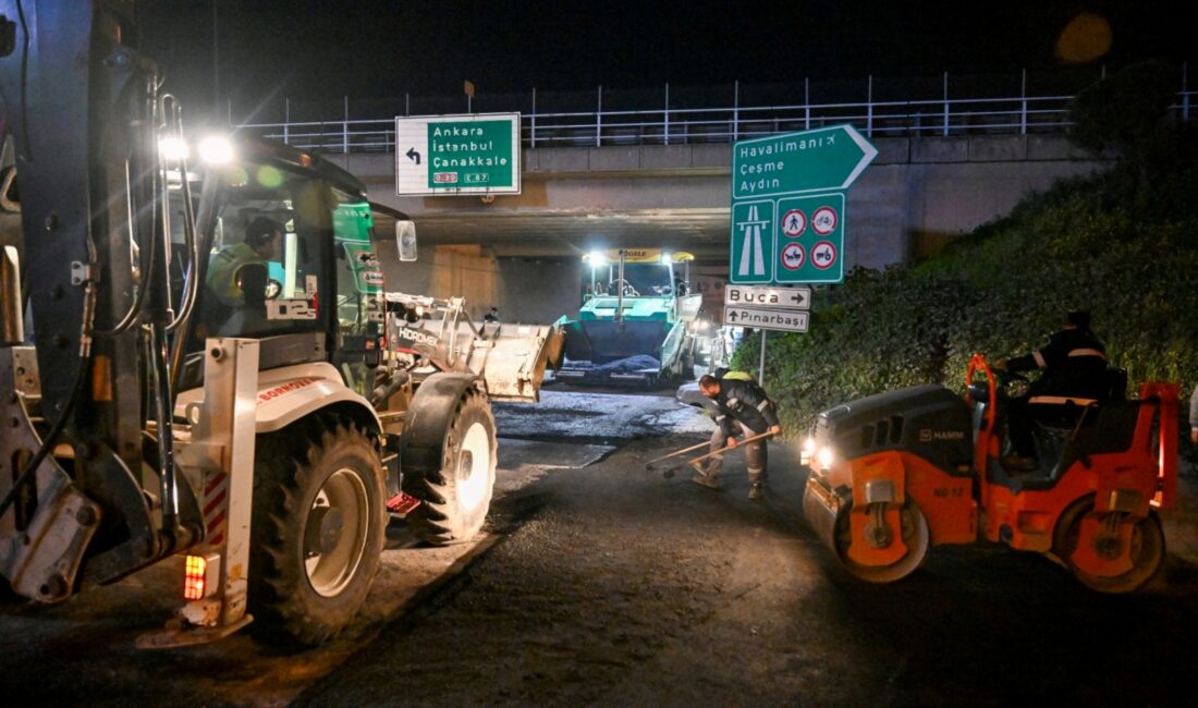 Bornova Belediyesi, son yılların en yağışlı Şubat ayının ardından yol
