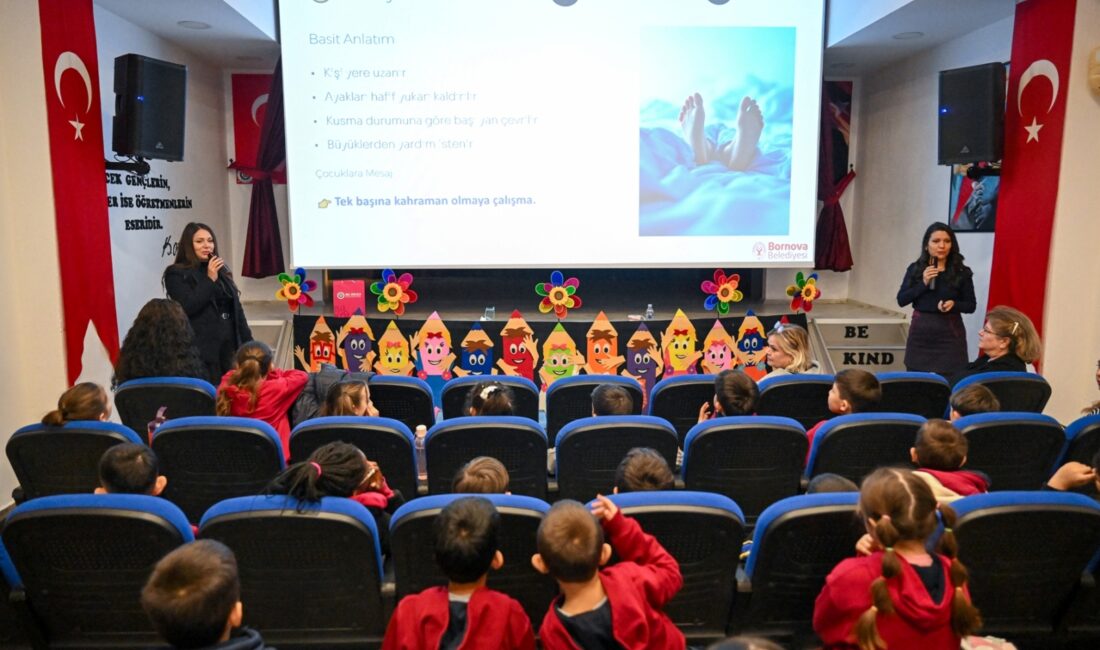Bornova Belediyesi, ilkokul ve ortaokul öğrencilerine sağlıklı beslenme, hijyen, ağız-diş
