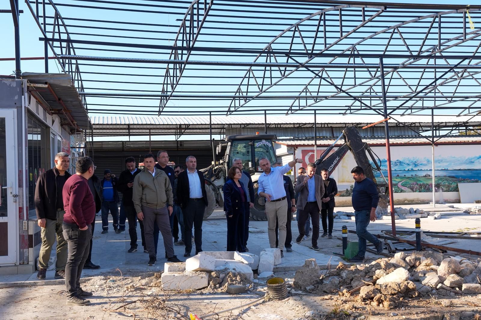 Didim Belediyesi’nin Mavişehir Mahallesi’nde yapımını sürdürdüğü Atatürk Kültür ve Yaşam