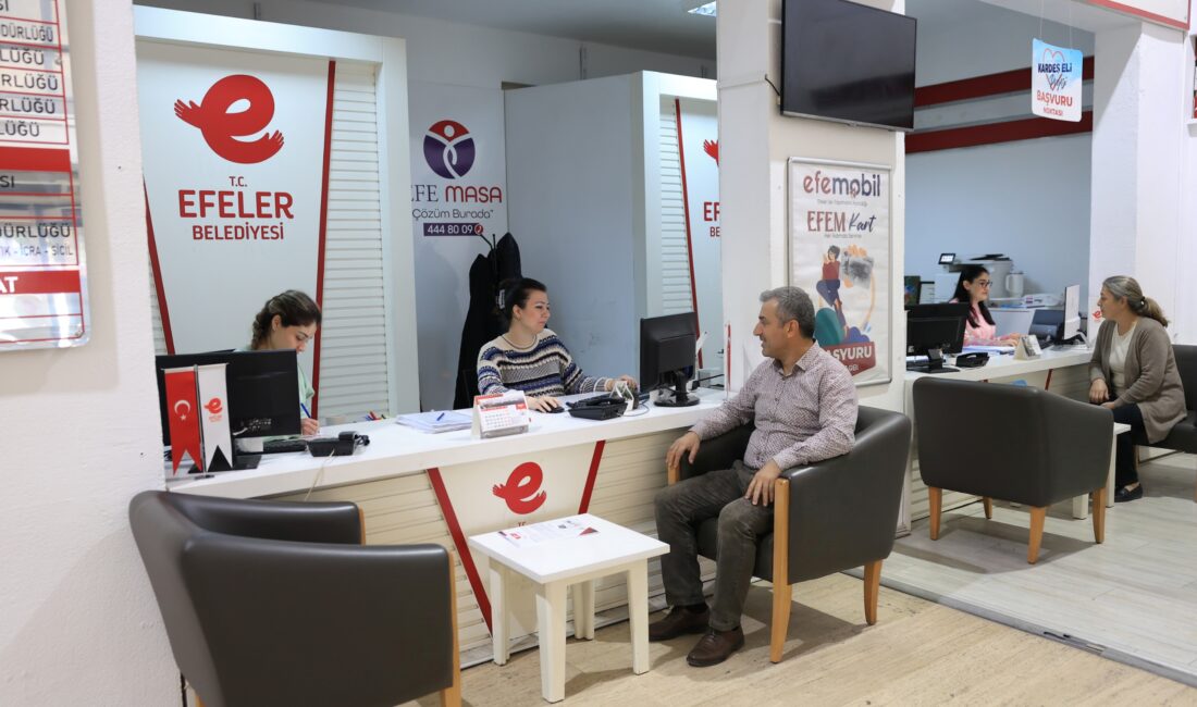 Efeler Belediyesi’nin son iki yıllık verileri, vatandaş taleplerinin yüzde 98,34’ünün