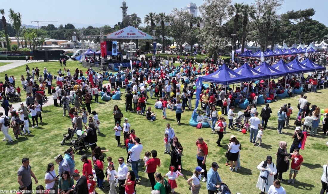 İzmir Büyükşehir Belediyesi’nin 17 ilçeye yayılan 23 Nisan etkinlikleri, 23