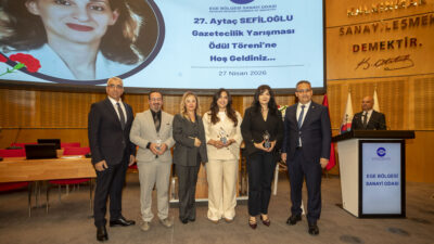 EBSO’nun 1995’ten bu yana düzenlediği Aytaç Sefiloğlu Gazetecilik Yarışması’nda dereceye