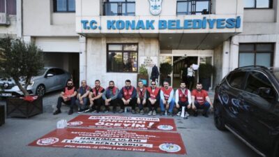 Konak Belediyesi’nde örgütlü sendika, ödenmeyen TİS farkları ve mesai ücretleri