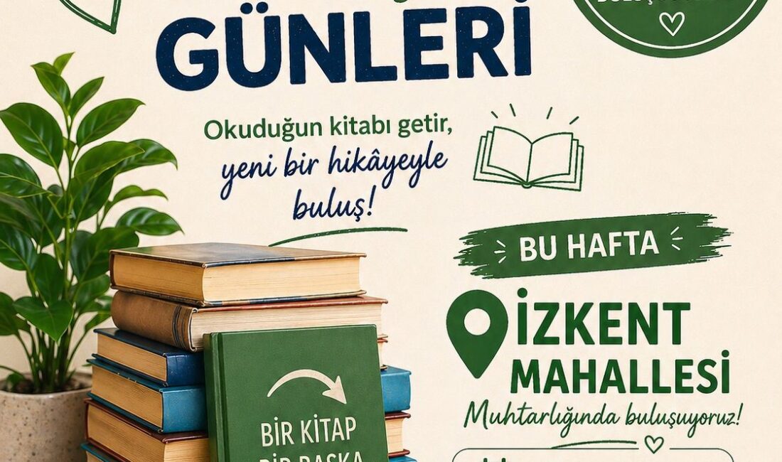 Buca Belediyesi, ilçede okuma kültürünü yaygınlaştırmak amacıyla Kitap Değişim Günleri’ni