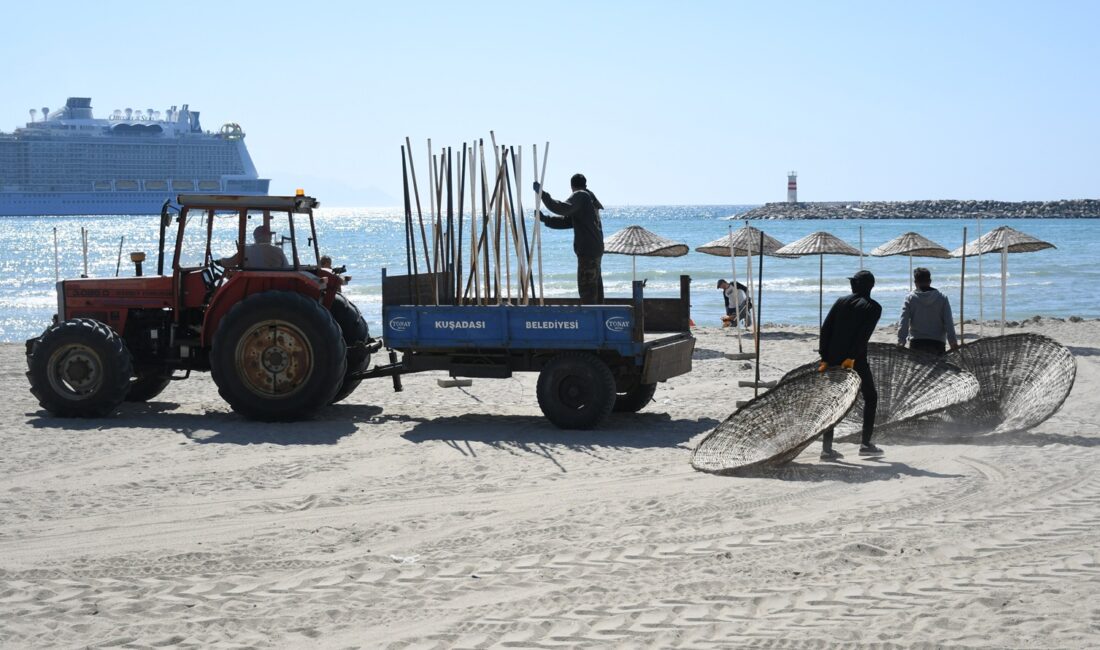 Kuşadası Belediyesi, yaz sezonu öncesi Marina, Kadınlar Denizi ve Kuştur