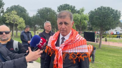 1. Yörük Çalıştayı ve Şöleni'nde basın mensuplarının sorularını yanıtlayan İzmir