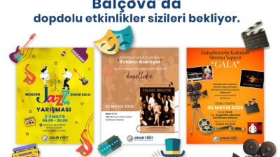 Balçova Belediyesi, hafta sonuna yayılan kültür ve sanat etkinlikleriyle ilçeyi