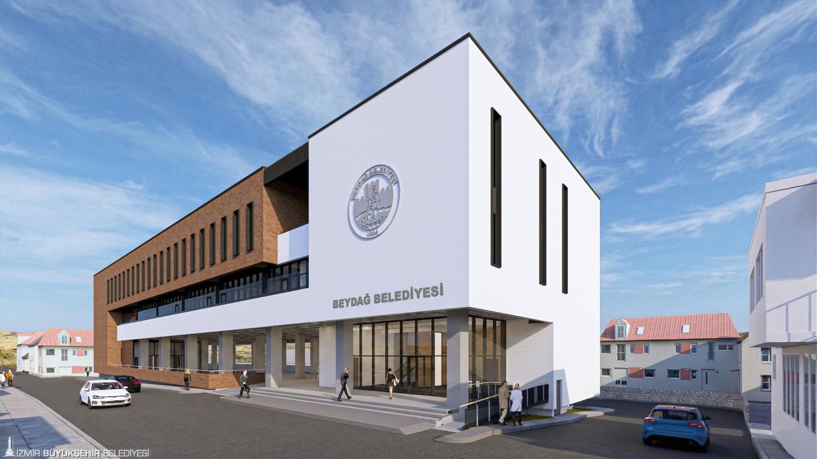 İzmir Büyükşehir Belediyesi, Beydağ’da belediye hizmet binasından pazaryerine kadar birçok