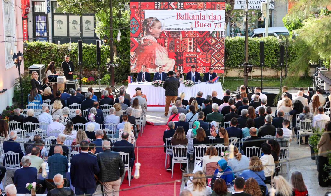 Buca’da Balkan kökenli vatandaşlarla siyaset ve yerel yönetim temsilcilerini bir