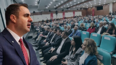 CHP İzmir İl Danışma Kurulu toplantısında konuşan İl Başkanı Çağatay