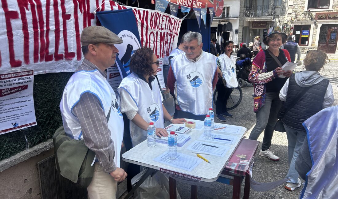 Foça ve Karaburun Özel Çevre Koruma Bölgesine dökülen körfez dip