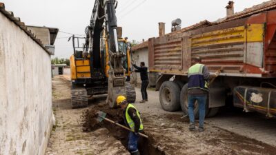İZSU’nun Bergama’da başlattığı kapsamlı yatırımlarla hem yağmur suyu altyapısı güçleniyor