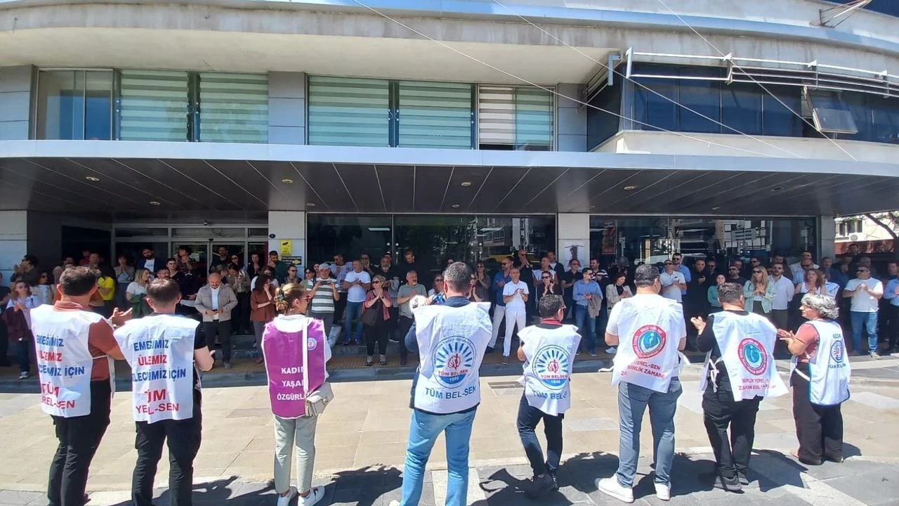 Karşıyaka Belediyesi’nde çalışan memurlar, ödenmeyen alacaklar ve askıya alınan TİS