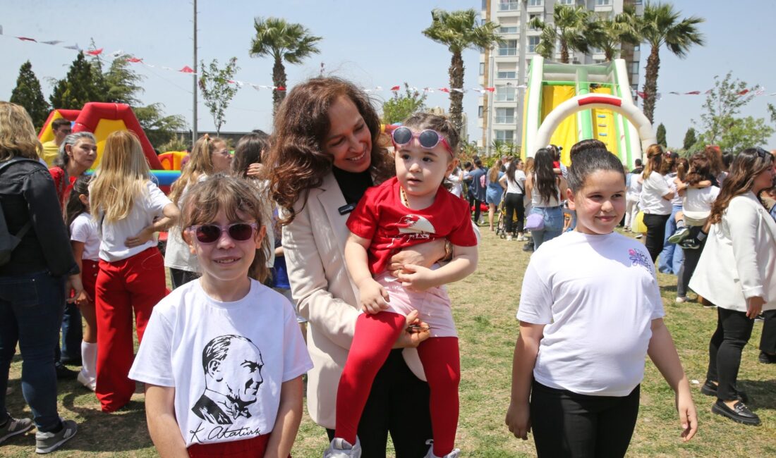 Karşıyaka Belediyesi’nin 23 Nisan Çocuk Şenliği, Sancaklı köyünde başladı; hafta