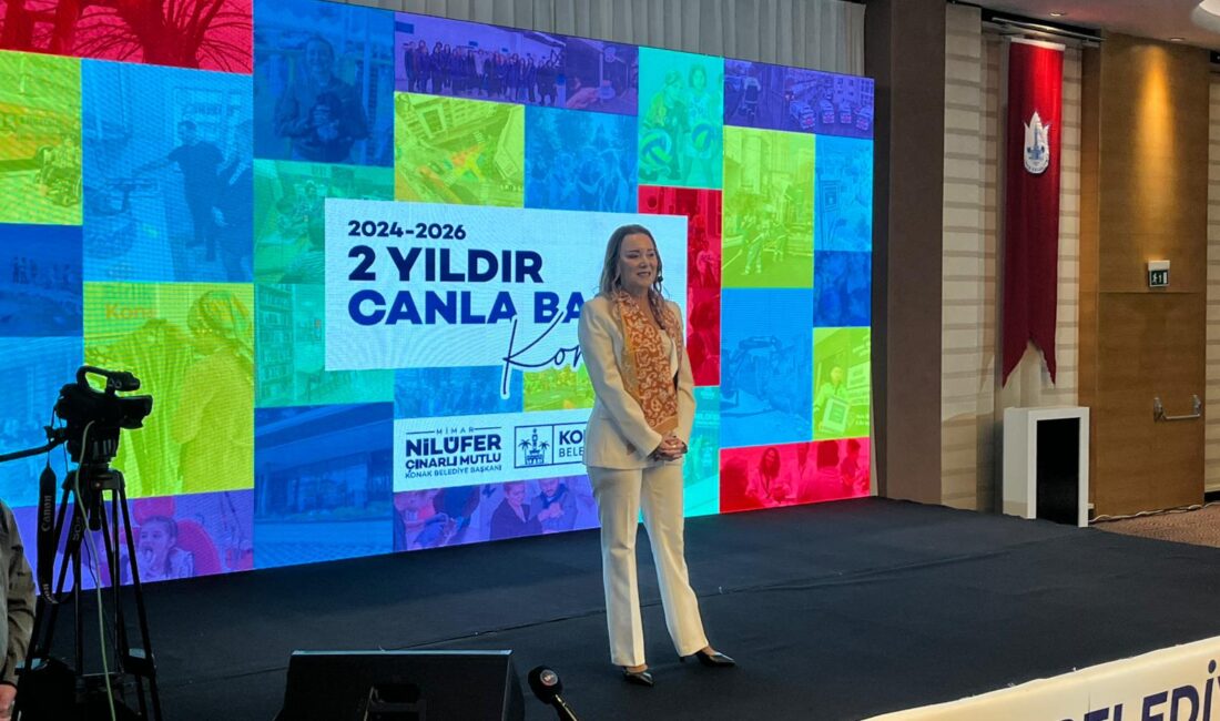 Konak Belediye Başkanı Nilüfer Çınarlı Mutlu, ilçedeki altyapı sorununun çözümü