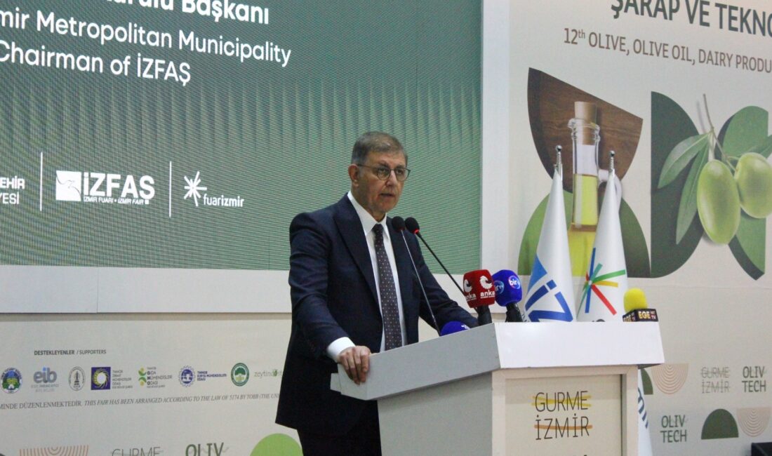 İzmir’de düzenlenen 12. Zeytin, Zeytinyağı, Süt Ürünleri, Şarap ve Teknolojileri