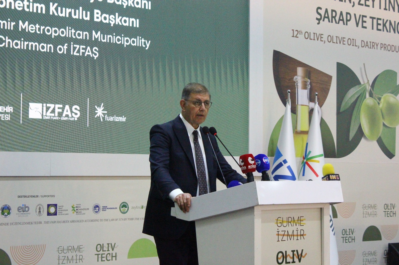 İzmir’de düzenlenen 12. Zeytin, Zeytinyağı, Süt Ürünleri, Şarap ve Teknolojileri