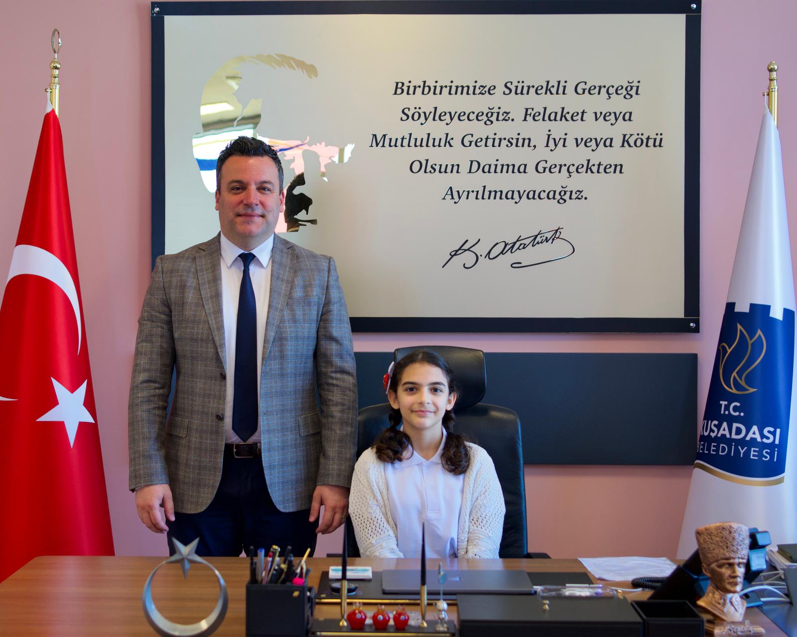 23 Nisan Ulusal Egemenlik ve Çocuk Bayramı kapsamında Kuşadası Belediyesi’nde