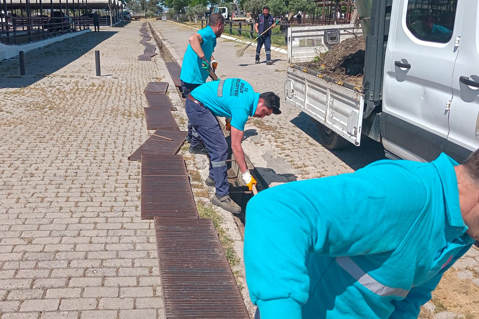 Efeler Belediyesi, Kurban Bayramı öncesi Çeştepe Hayvan Pazarı’nda temizlik, bakım
